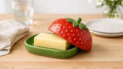 Why I’m obsessed with a strawberry butter dish for summer lunches