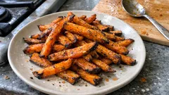 Crispy Oven-Baked Sweet Potato Fries – the Cornflour Trick for Proper Crunch