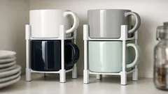 How to double your mug space with vertical storage in a small UK kitchen